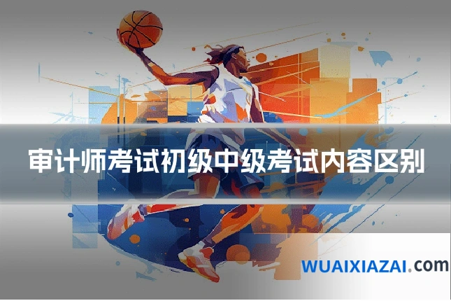 审计师考试初级中级考试内容区别