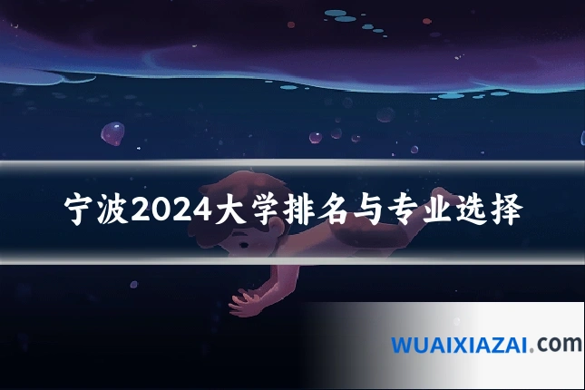 宁波2024大学排名与专业选择
