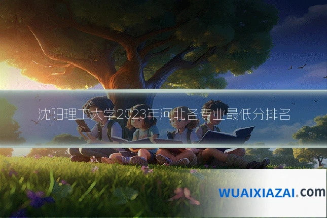 沈阳理工大学2023年河北各专业最低分排名