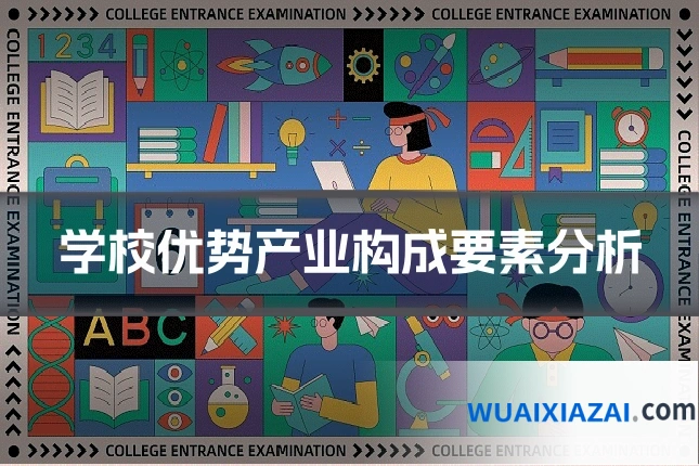 学校优势产业构成要素分析