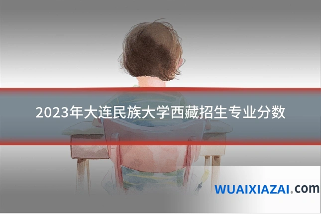 2023年大连民族大学西藏招生专业分数