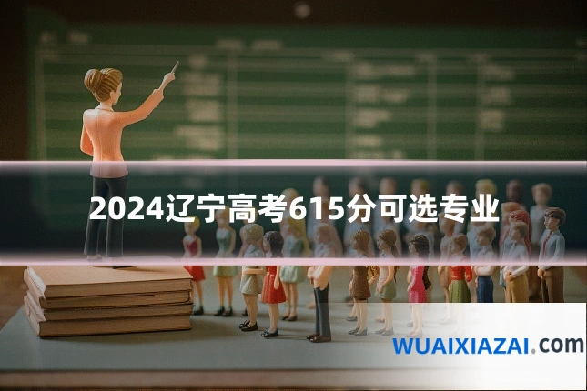 2024辽宁高考615分可选专业