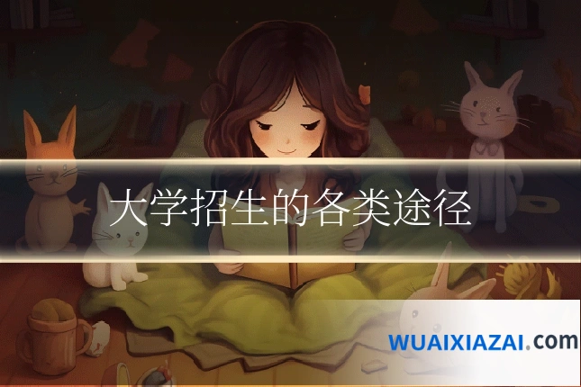 大学招生的各类途径