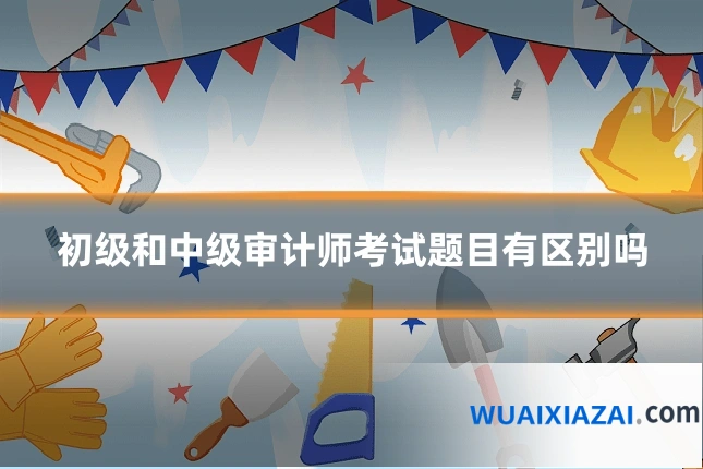 初级和中级审计师考试题目有区别吗