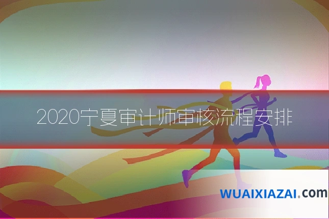 2020宁夏审计师审核流程安排
