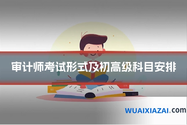 审计师考试形式及初高级科目安排