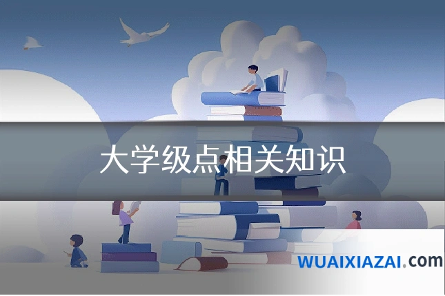 大学级点相关知识
