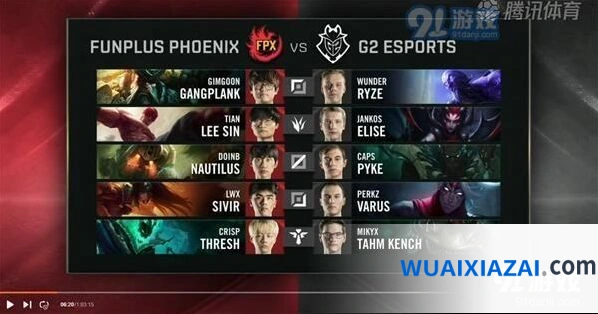英雄联盟2019全球总决赛决赛FPX vs G2详解