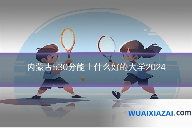 内蒙古530分能上什么好的大学2024