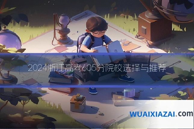 2024浙江高考605分院校选择与推荐