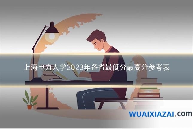 上海电力大学2023年各省最低分最高分参考表