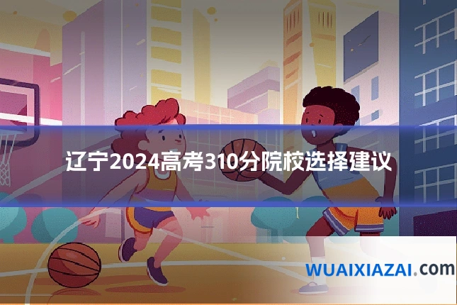 辽宁2024高考310分院校选择建议