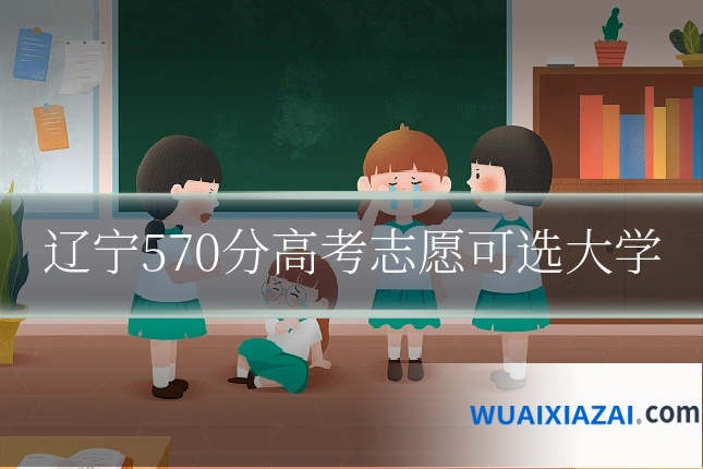 辽宁570分高考志愿可选大学
