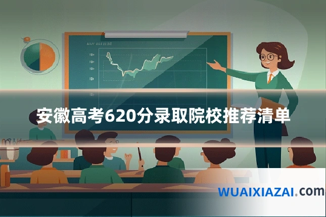 安徽高考620分录取院校推荐清单