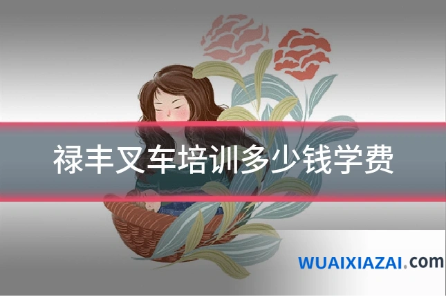 禄丰叉车培训多少钱学费