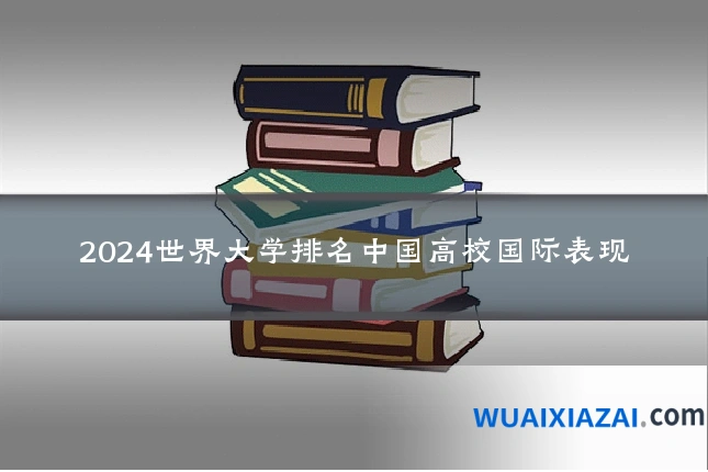 2024世界大学排名中国高校国际表现