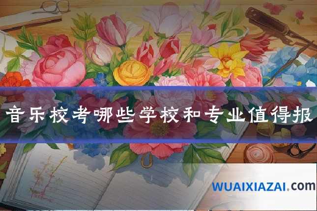 音乐校考哪些学校和专业值得报