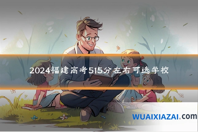 2024福建高考515分左右可选学校