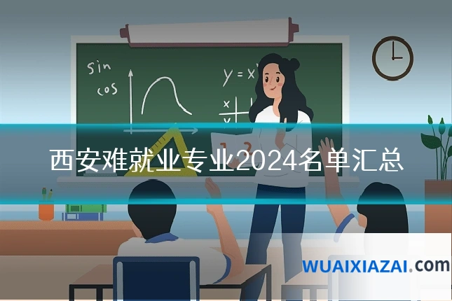 西安难就业专业2024名单汇总