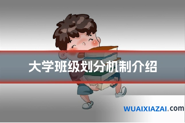 大学班级划分机制介绍