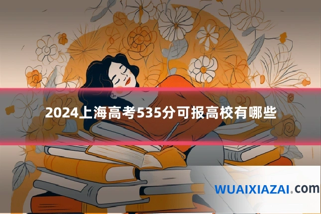2024上海高考535分可报高校有哪些