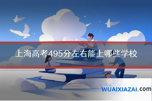 上海高考495分左右能上哪些学校