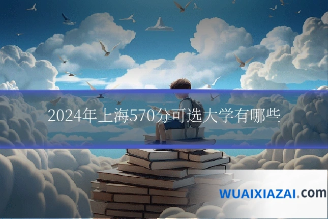 2024年上海570分可选大学有哪些