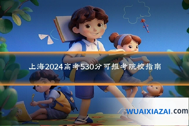 上海2024高考530分可报考院校指南