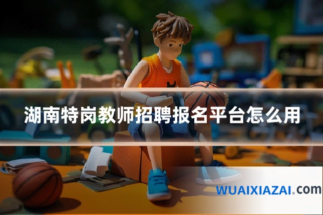湖南特岗教师招聘报名平台怎么用