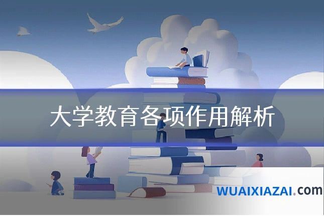 大学教育各项作用解析
