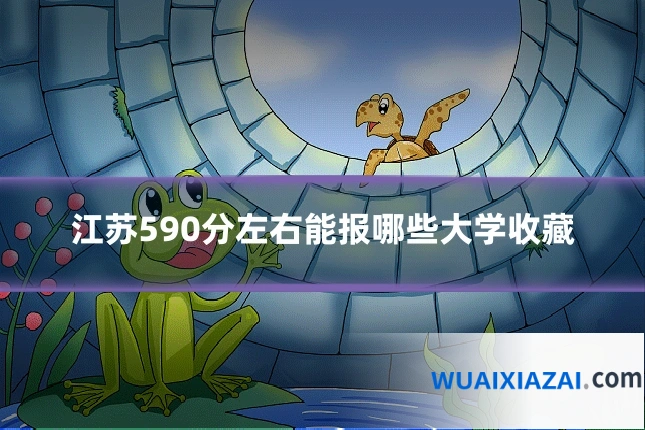 江苏590分左右能报哪些大学收藏