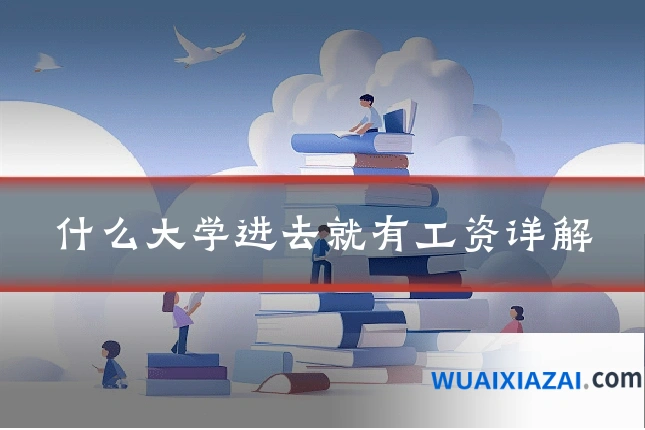 什么大学进去就有工资详解