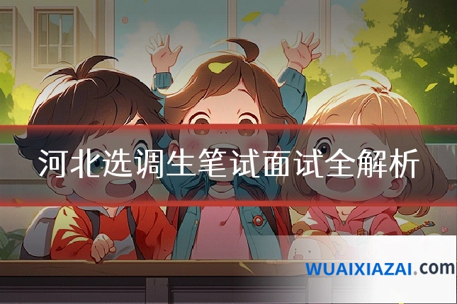 河北选调生笔试面试全解析