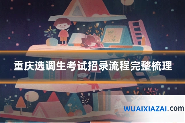 重庆选调生考试招录流程完整梳理