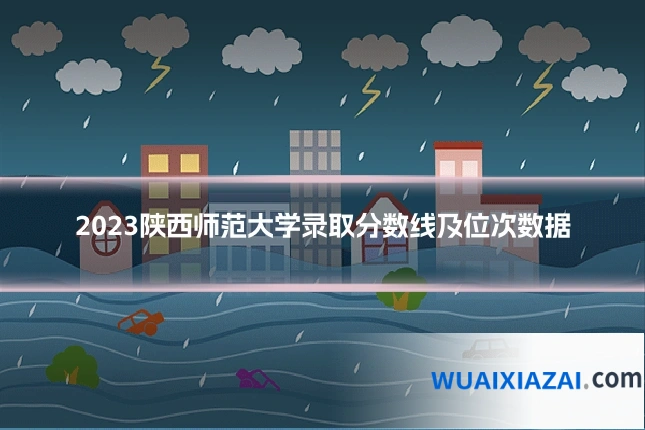 2023陕西师范大学录取分数线及位次数据