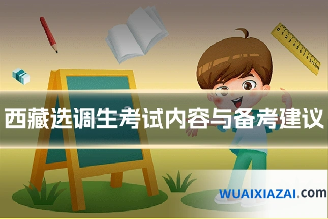 西藏选调生考试内容与备考建议