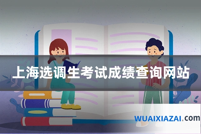 上海选调生考试成绩查询网站