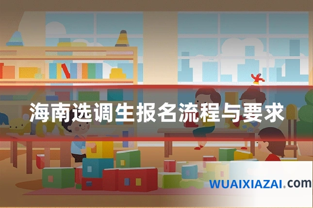 海南选调生报名流程与要求