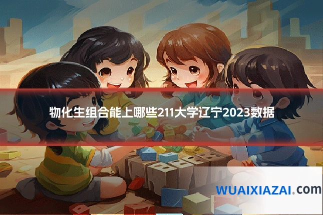 物化生组合能上哪些211大学辽宁2023数据