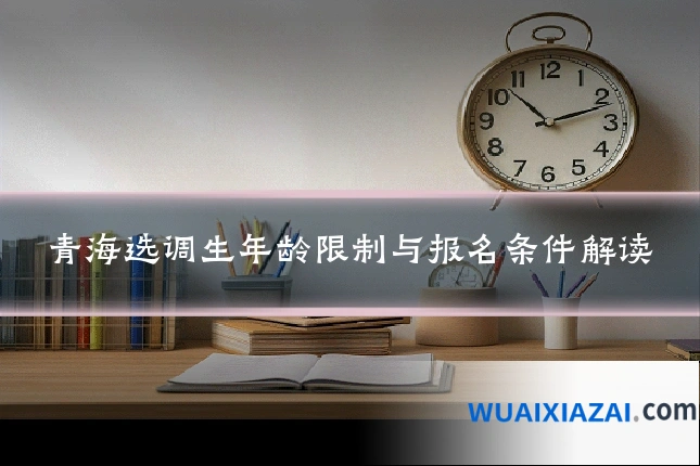 青海选调生年龄限制与报名条件解读
