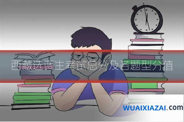 西藏选调生考试总分及各题型分值