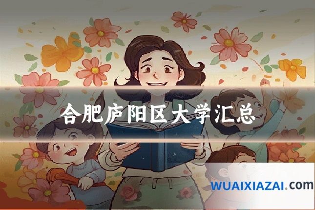 合肥庐阳区大学汇总