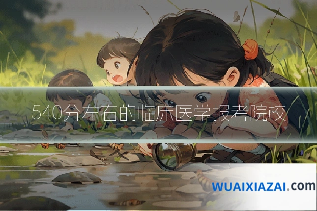 540分左右的临床医学报考院校