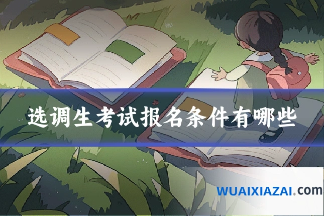 选调生考试报名条件有哪些
