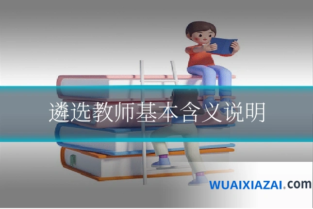 遴选教师基本含义说明