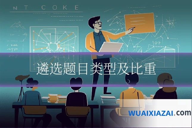 遴选题目类型及比重