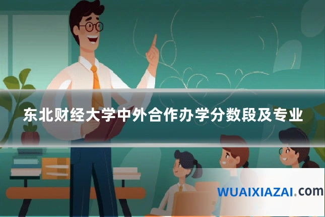 东北财经大学中外合作办学分数段及专业