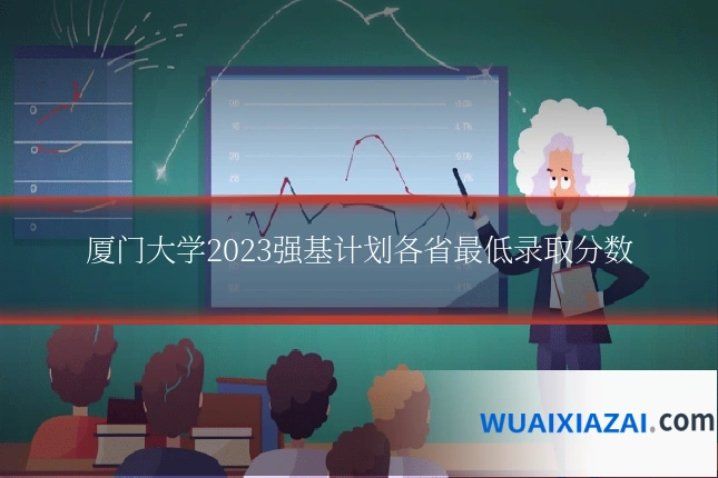 厦门大学2023强基计划各省最低录取分数