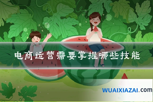 电商运营需要掌握哪些技能