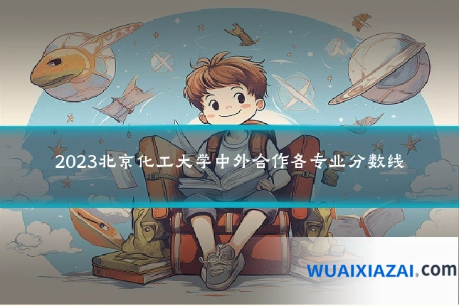 2023北京化工大学中外合作各专业分数线